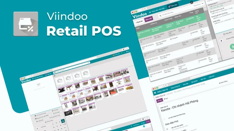 Viindoo Retail POS là phần mềm quản lý mạnh mẽ, hiện đại cho doanh nghiệp bán lẻ